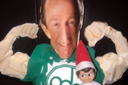 Dr. T and Flossy the Elf having a little bit of fun Dr. T and Flossy the Elf having a little bit of fun